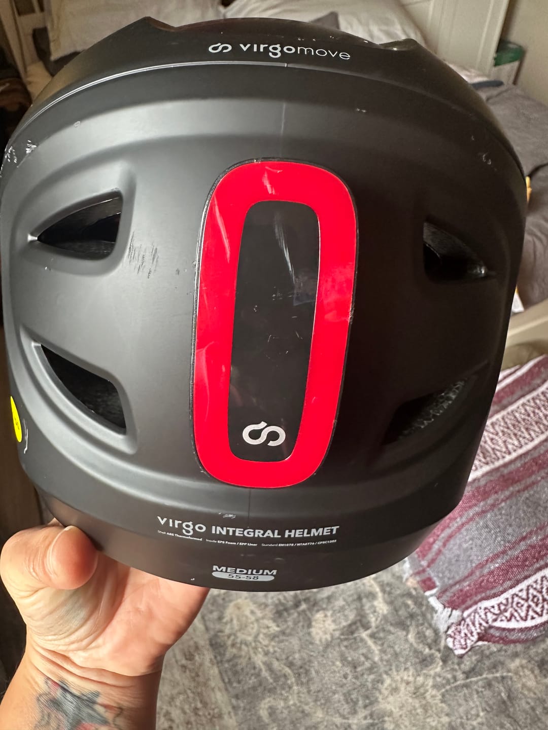 Customer photo review of VIRGO INTEGRAL MIPS | Integral Cycling Helmet