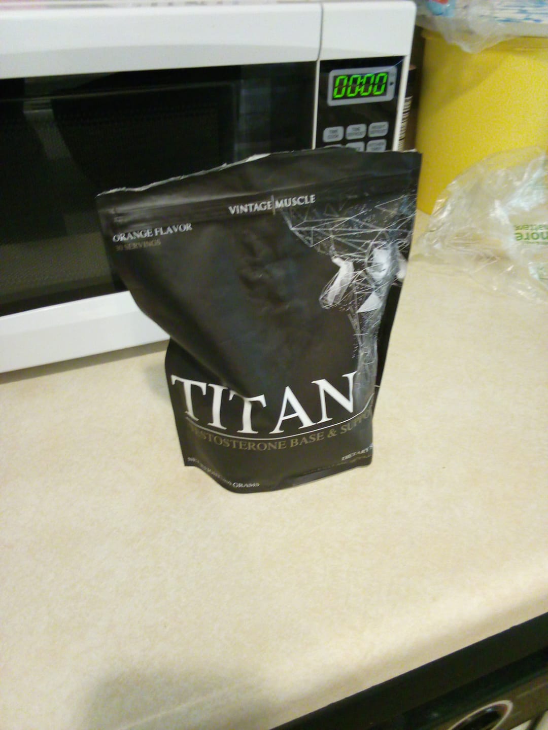 Customer photo review of TITAN - Natty Testosterone Base Blend