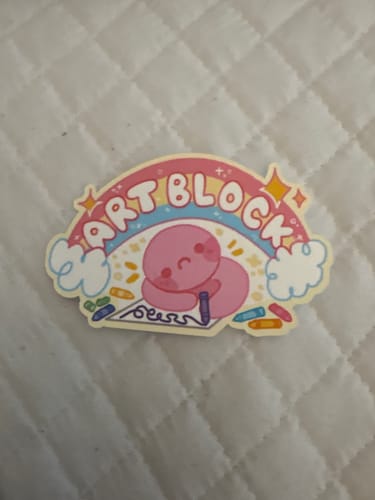 Customer photo review of Art Block Stickers