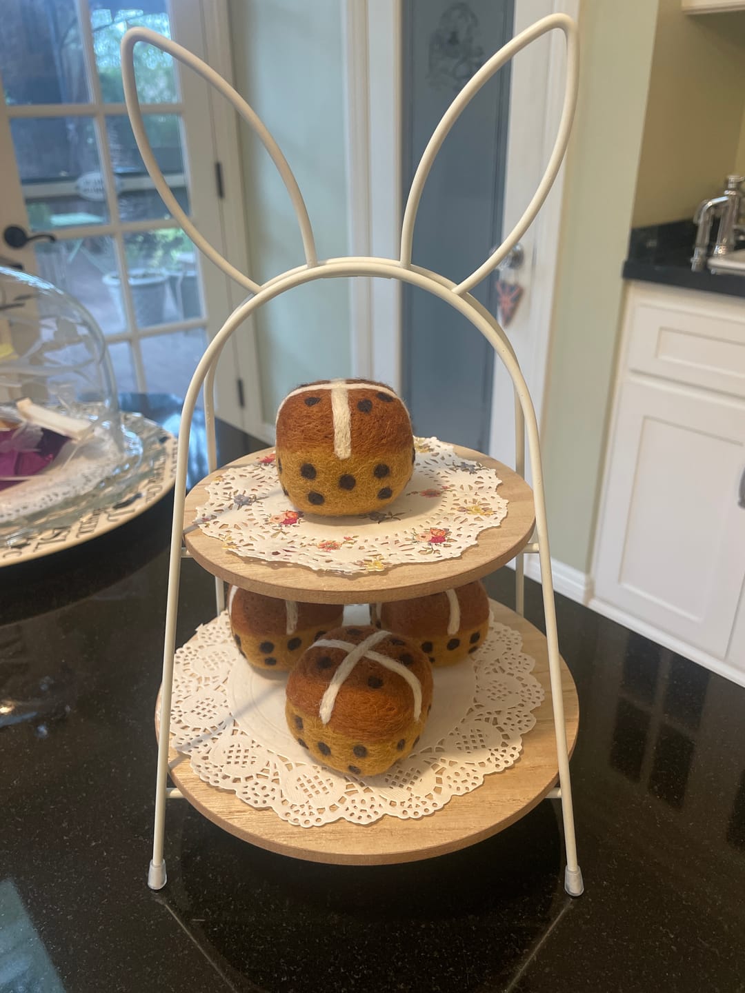 Customer photo review of Felt Hot Cross Buns (Set of 3)