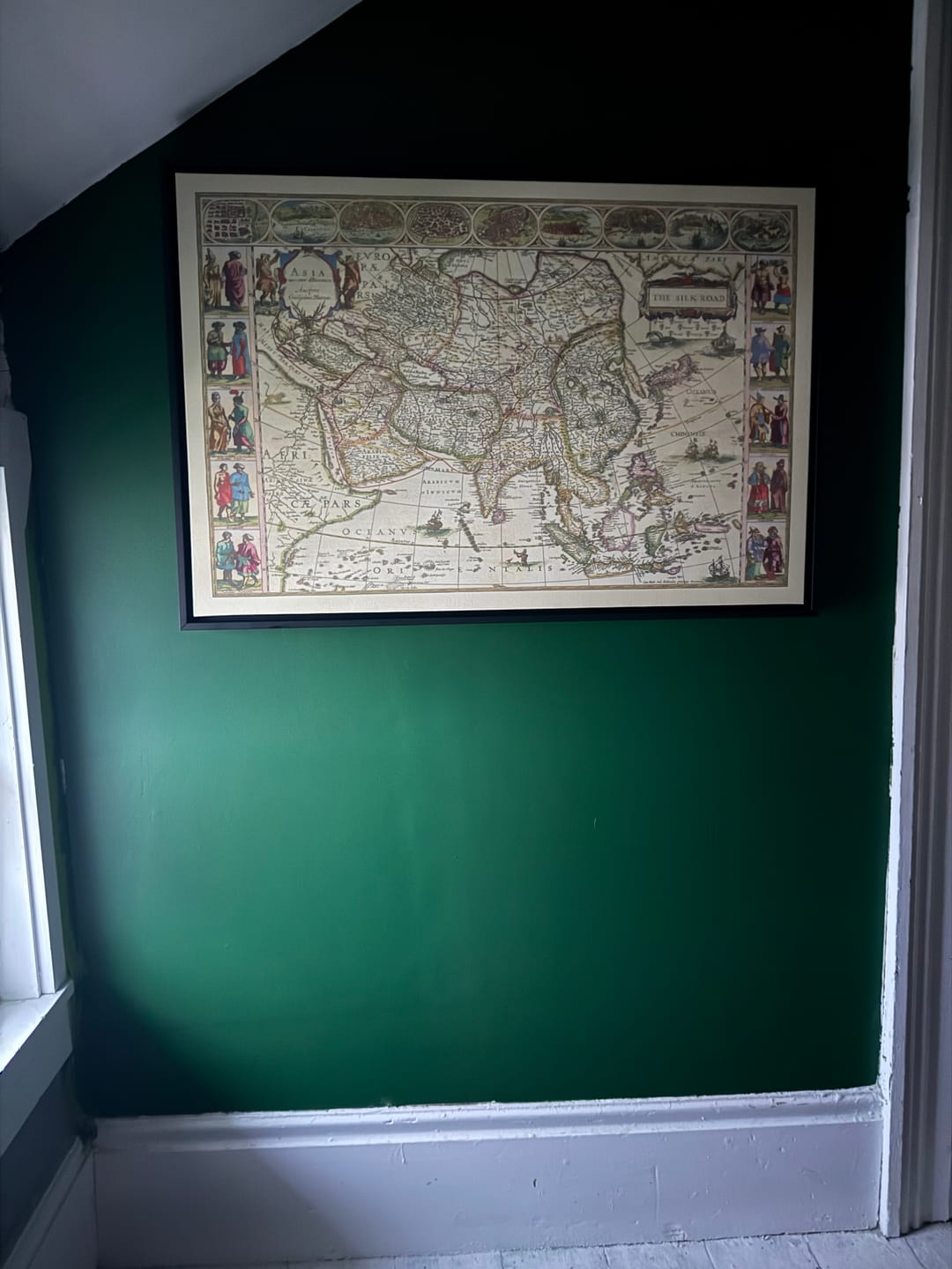 Customer photo review of Old Map of The Silk Road, 1640 by Willem Blaeu & The Unique Maps Co.