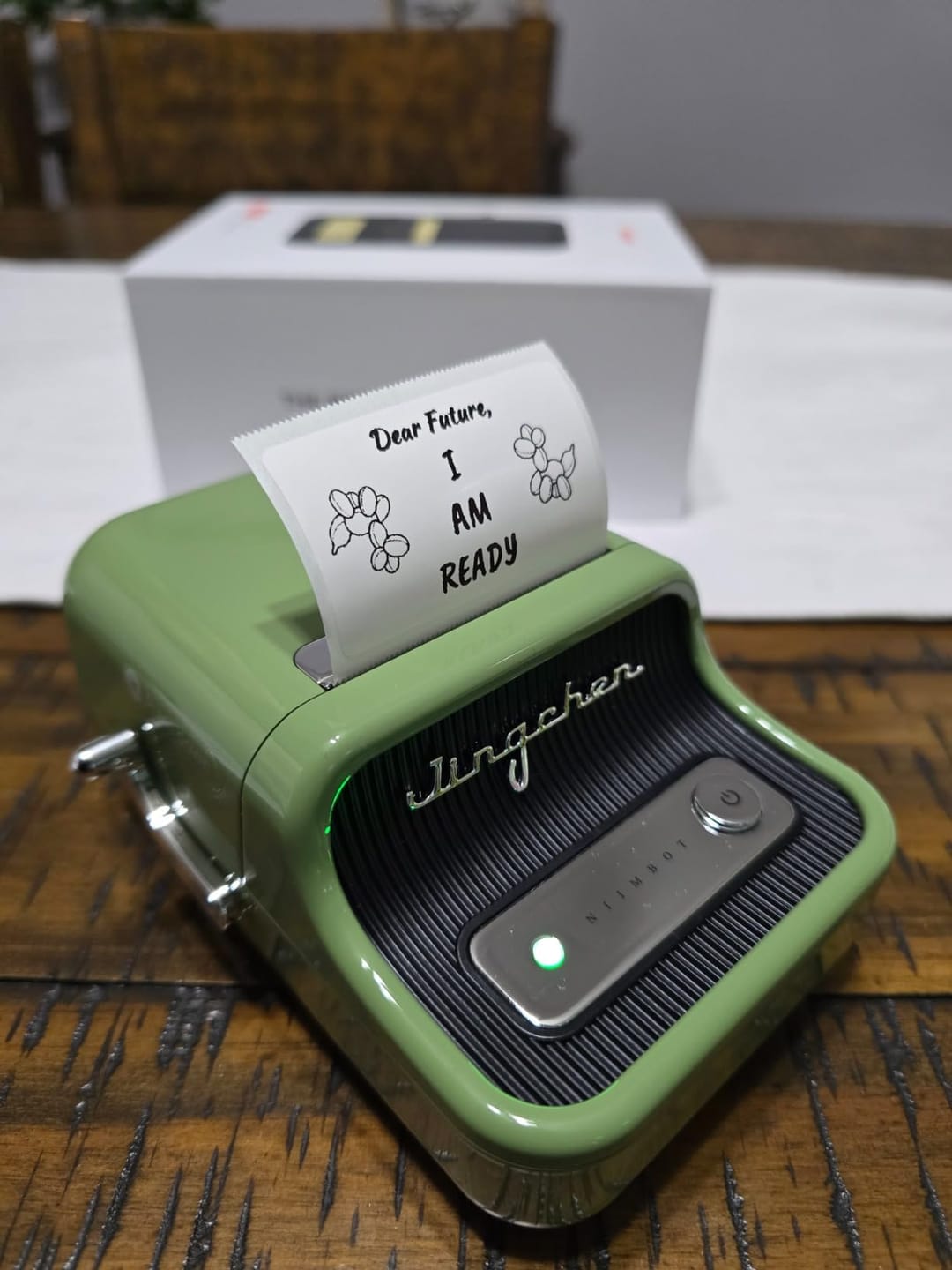 Customer photo review of B21 Bluetooth Thermal Label Printer, Efficient for Home, Office, Business