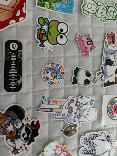 Customer photo review of Cute Ghost Stickers! : V2