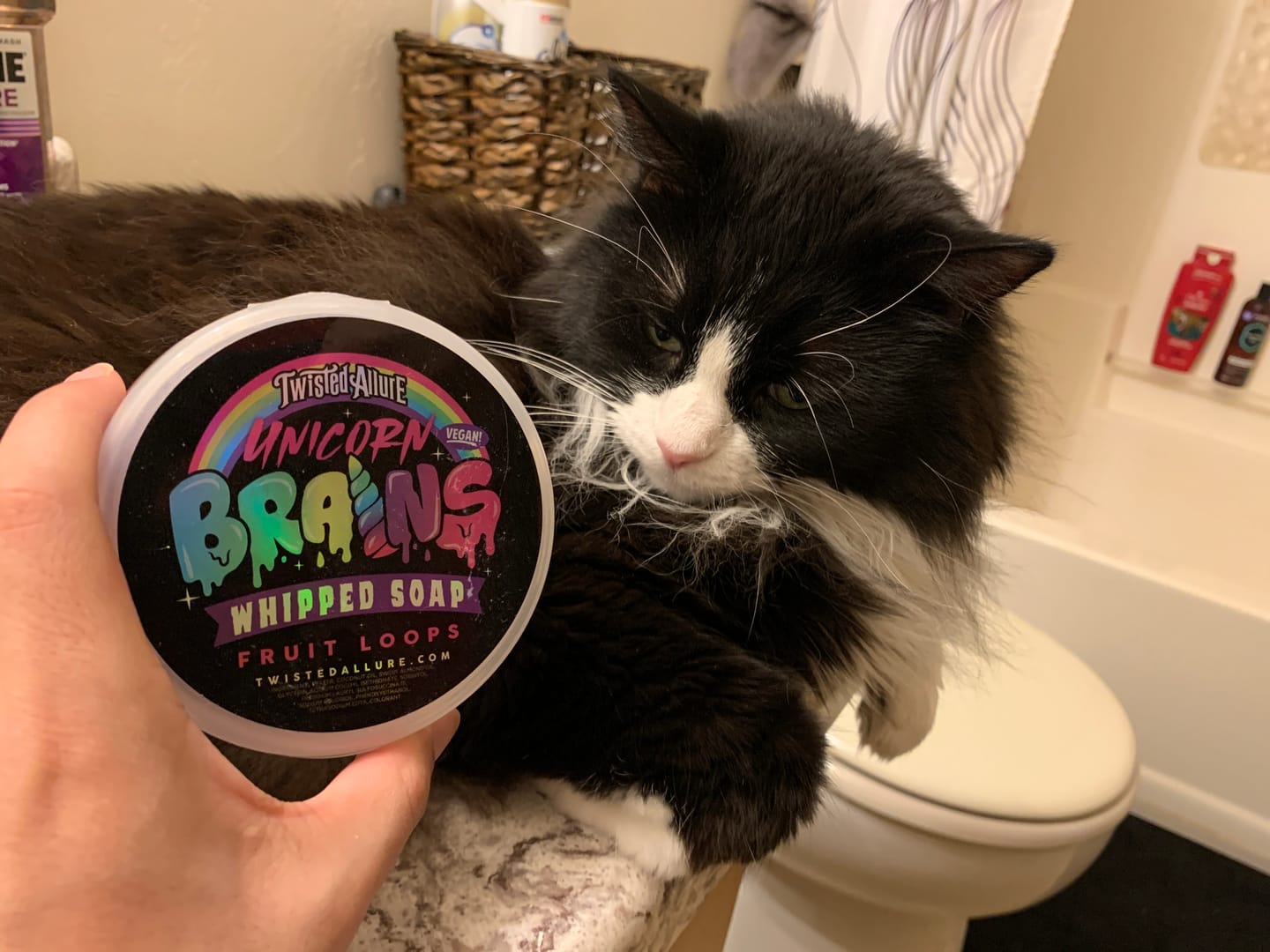 Customer photo review of Unicorn Brains Whipped Soap