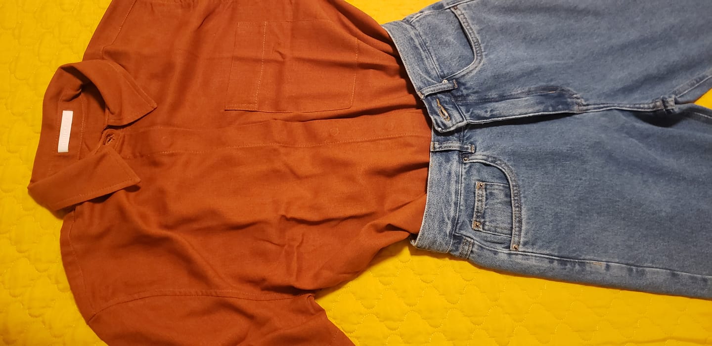 Customer photo review of Camisa Jambo Terracota