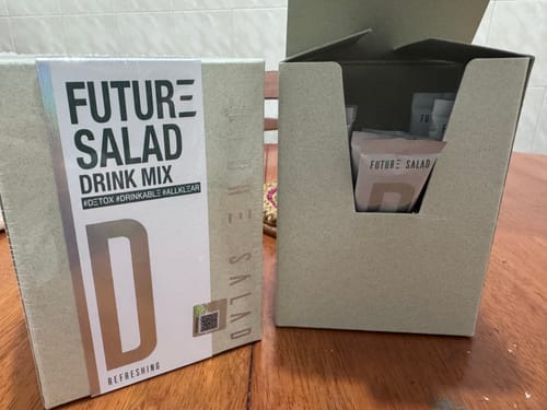 Customer photo review of Future Salad Detox Drink Mix (30 Sachets)