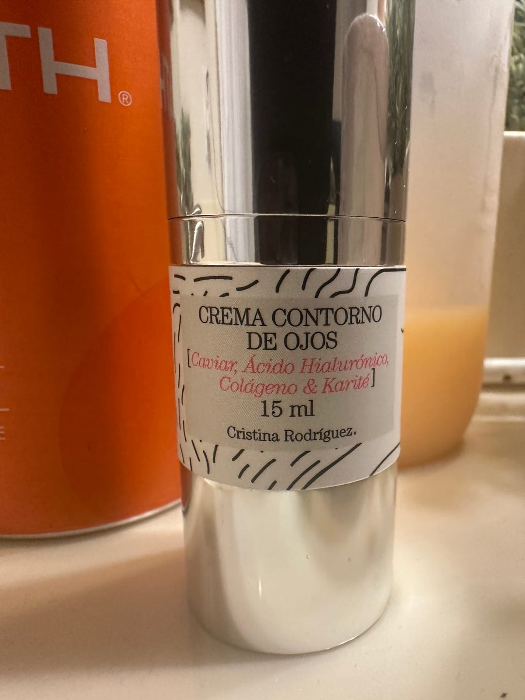 Customer photo review of Crema Contorno de Ojos