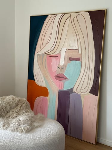 Customer review photo for Plaster Art Texture Painting #SG256