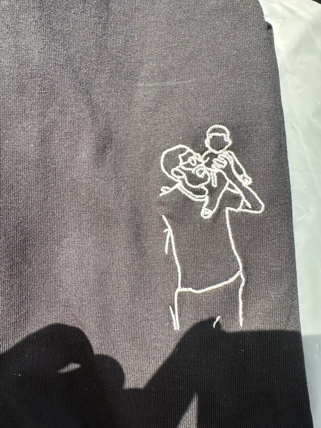 Customer photo review of Mystichot Custom Embroidered Line Drawing Hoodie,Sweatshirt,unique gift