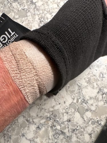Customer photo review of Motorcycle Wrist Support - Ride Without Wrist Pain
