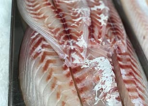 Customer photo review of 5KG Snapper Fillets (Skinned and Boned) Frozen