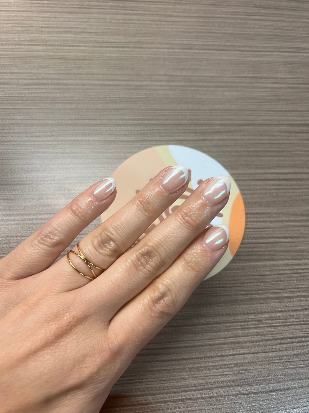 Customer photo review of Gold Infinity Loop Ring