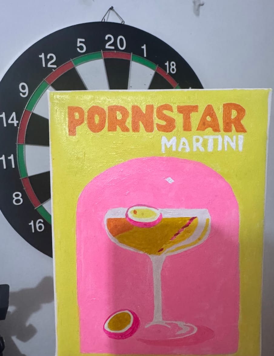 Customer photo review of 6 Mini Paintings - Colorful Cocktail Set
