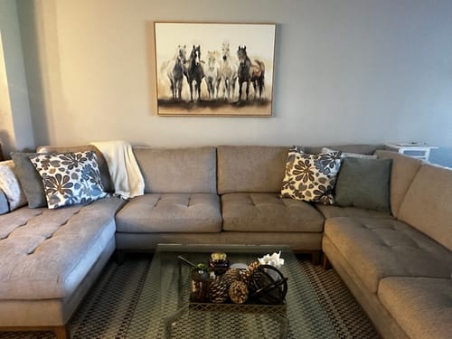 Customer photo review of Sunset Ride Canvas Art