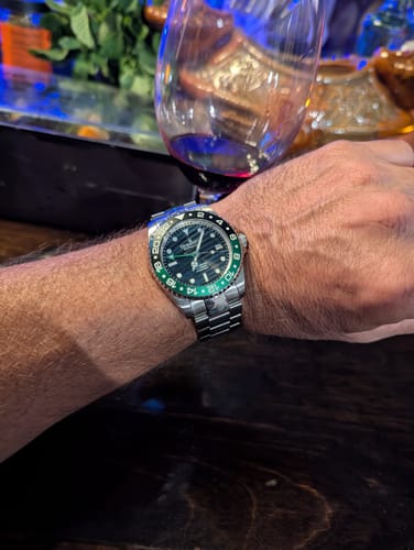 Customer photo review of Oceaneva Men's GMT Automatic Deep Marine Explorer 1250M Pro Diver Watch