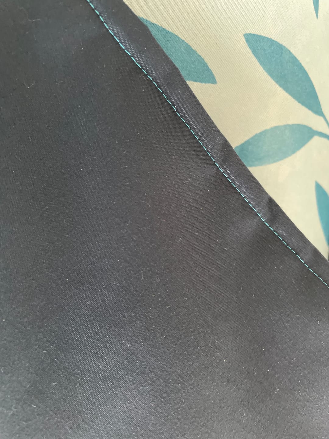 Customer photo review of Blackout Curtain Lining Fabric