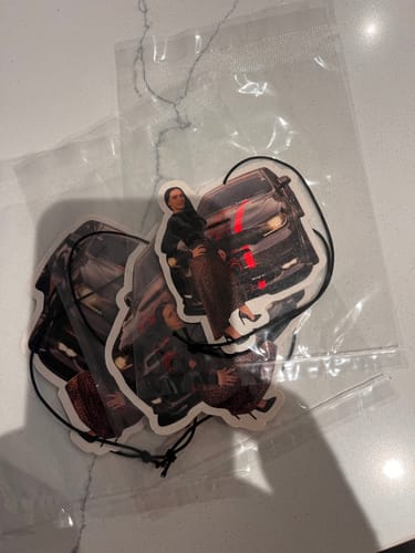 Customer photo review of Custom Car Air Freshener