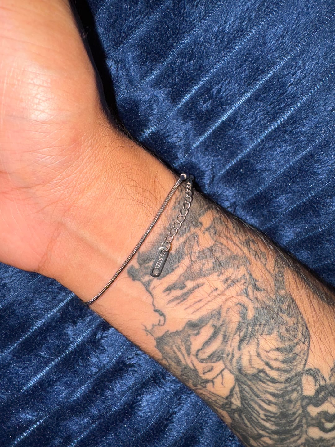 Customer photo review of Brazalete Fiyi Silver 1.5 mm