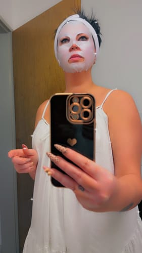 Customer photo review of Bio-Kollagen Gesichtsmaske