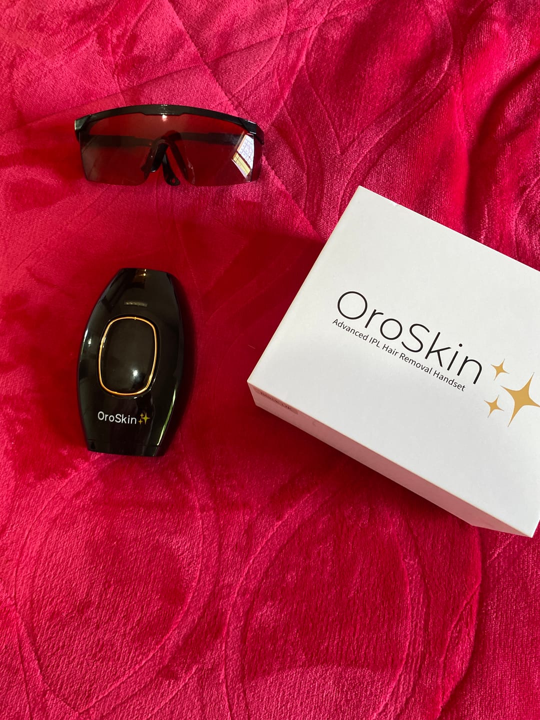 Customer photo review of OroSkin Classic IPL Hair Removal Handset