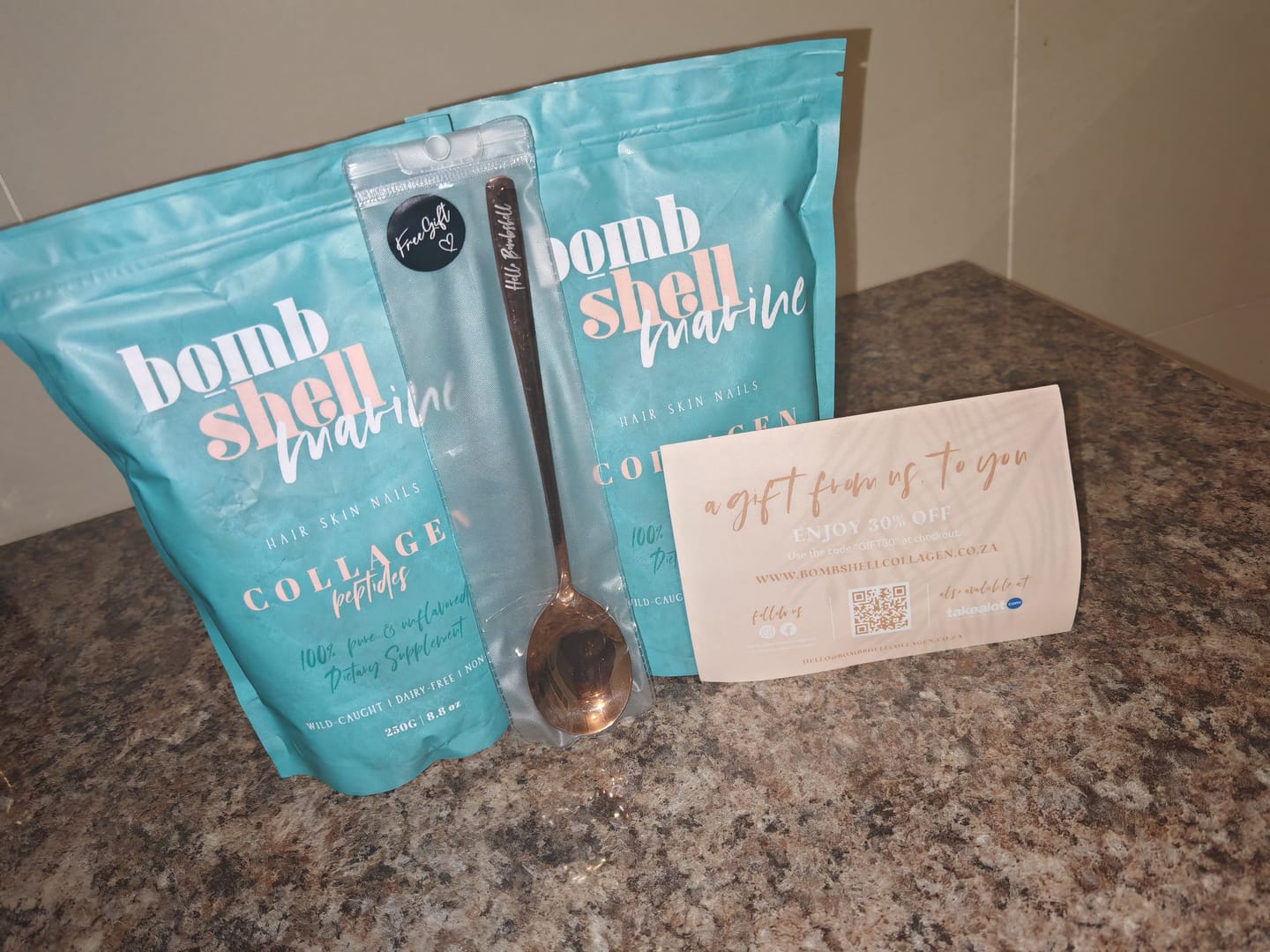 Customer photo review of Fish Collagen Powder (250g) Unflavoured
