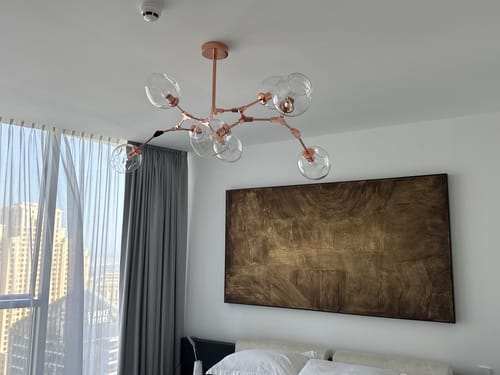 Customer photo review of Branch 8 Bubble Chandelier  Cy-Dd-275-8Rg
