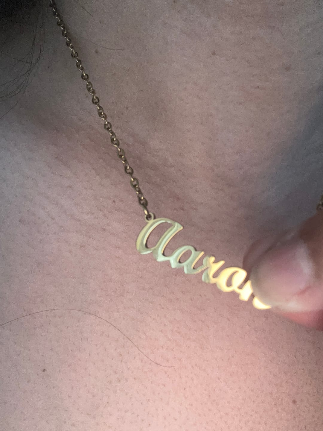 Customer photo review of Collier Personnalisable - MyLittleNecklace