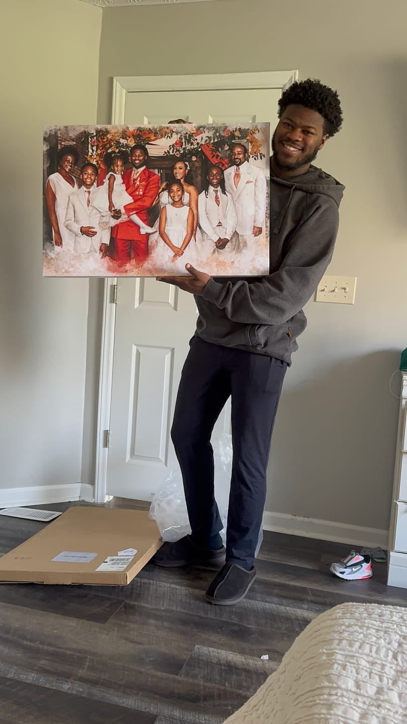 Customer photo review of #1 Memorialize Artist