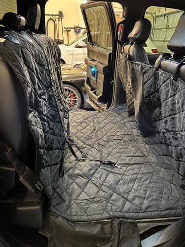 Customer photo review of Floor Hammock for Crew Cab Trucks - Driver Side
