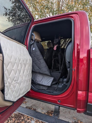 Customer photo review of Floor Hammock for Crew Cab Trucks - Passenger Side