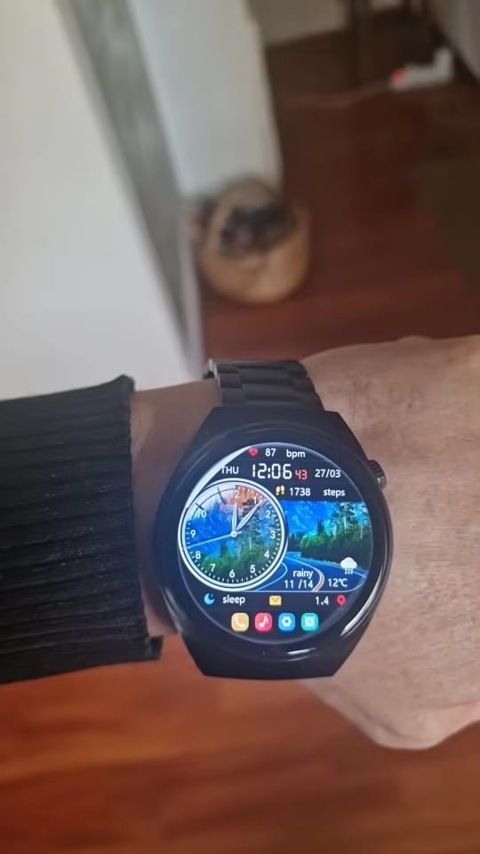 Customer photo review of Herren NFC Smartwatch – Orion