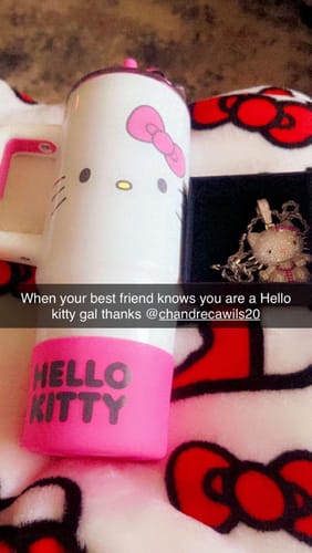 Customer photo review of KITTY CHARM PENDANT(Ready to Ship)