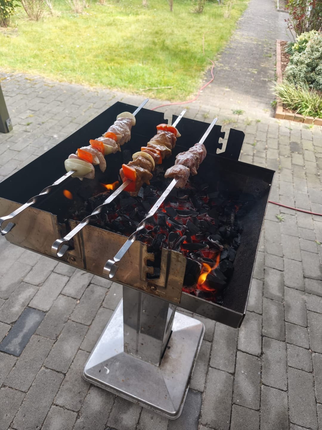 Customer photo review of Lamm-Schaschlik-Original – zart mariniert aus der Lammkeule | mySchaschlik