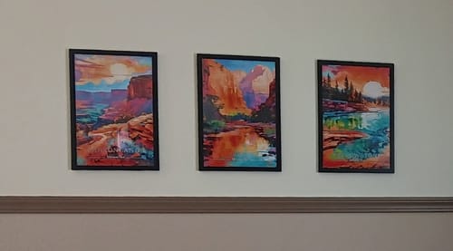 Customer photo review of Yellowstone National Park Commemorative Poster: A Pop Art Tribute