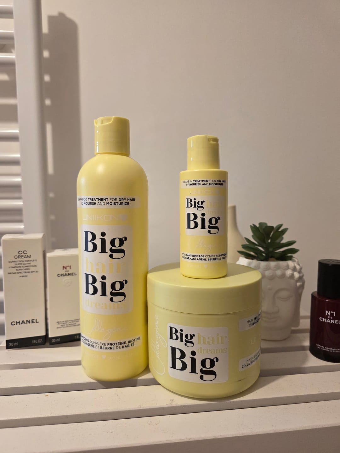 Customer photo review of Gamme Collagène - Kit complet - Shampooing, masque et leave-in