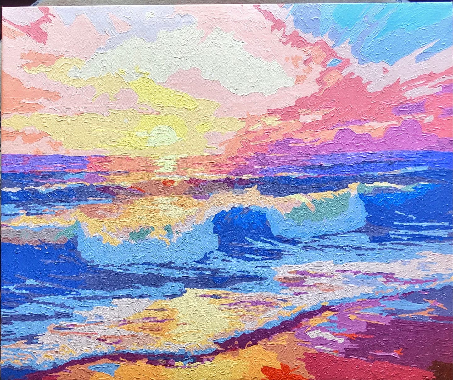 Customer photo review of Sunset Surf