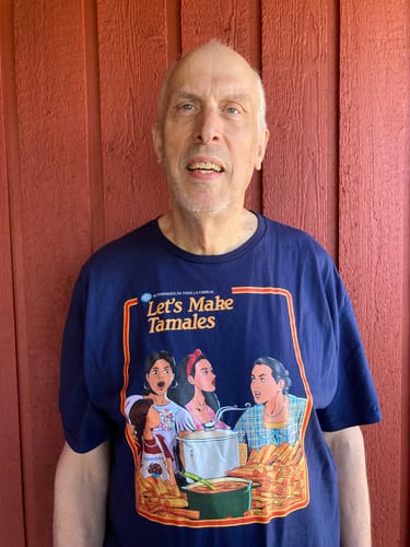 Customer photo review of Let's Make Tamales OG Familia Tee- Making Masa And Memories