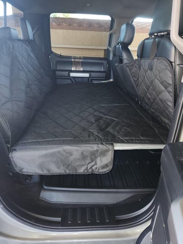 Customer photo review of Floor Hammock for Crew Cab Trucks - Passenger Side