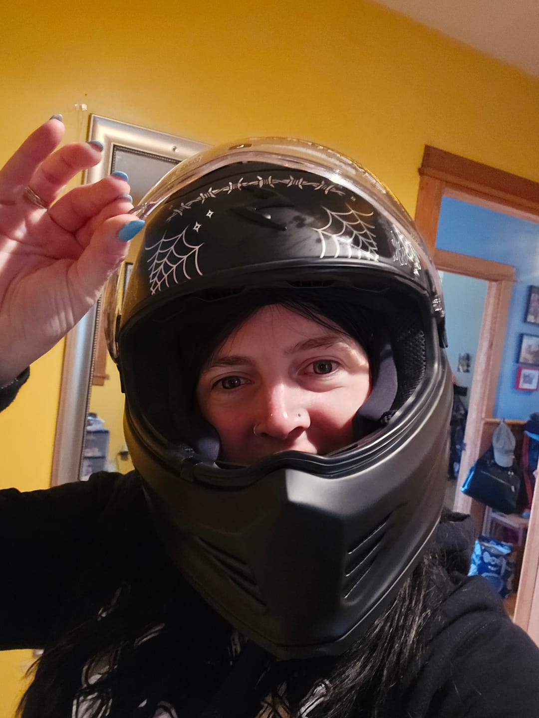 Customer photo review of Covert FX The Litas 2 Helmet - Matte Black