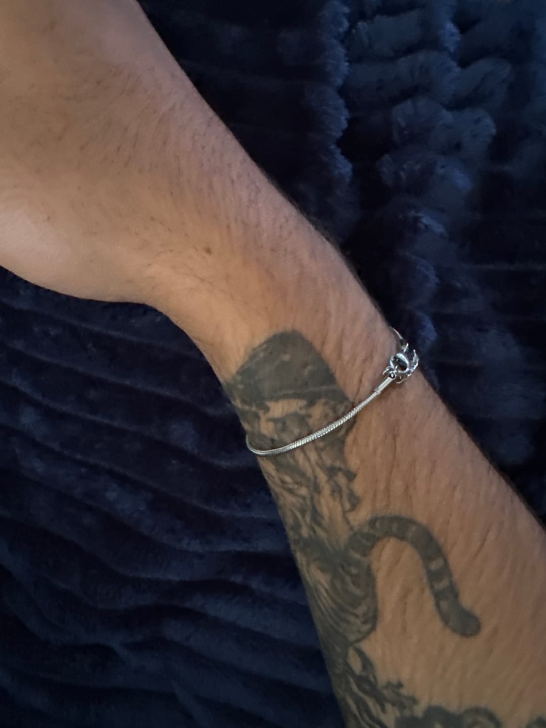 Customer photo review of Brazalete Fiyi Silver 1.5 mm