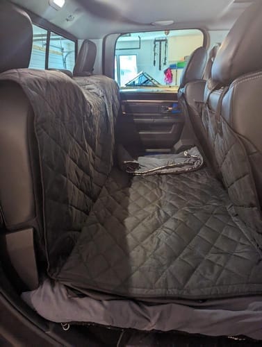 Customer photo review of Floor Hammock for Crew Cab Trucks - Driver Side