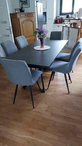 Customer photo review of Table à manger extensible fabriquée en Italie - ZAPA