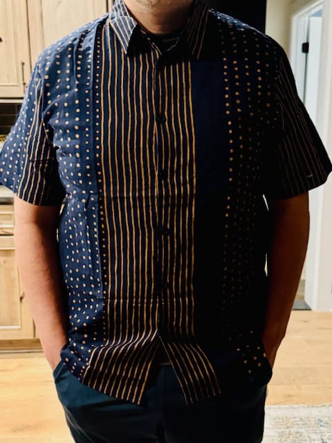 Customer photo review of Men‘s Summer Tropical Short Sleeve Hawaiian Shirt
