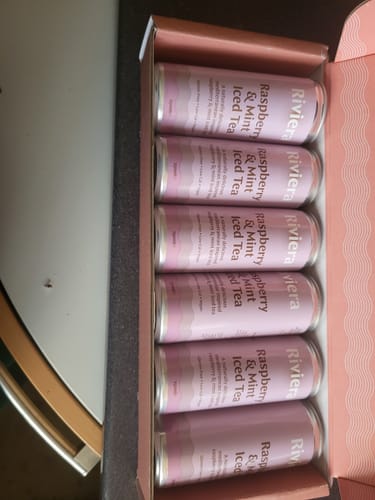 Customer photo review of REALLY GOOD RASPBERRY & MINT (6 CANS)