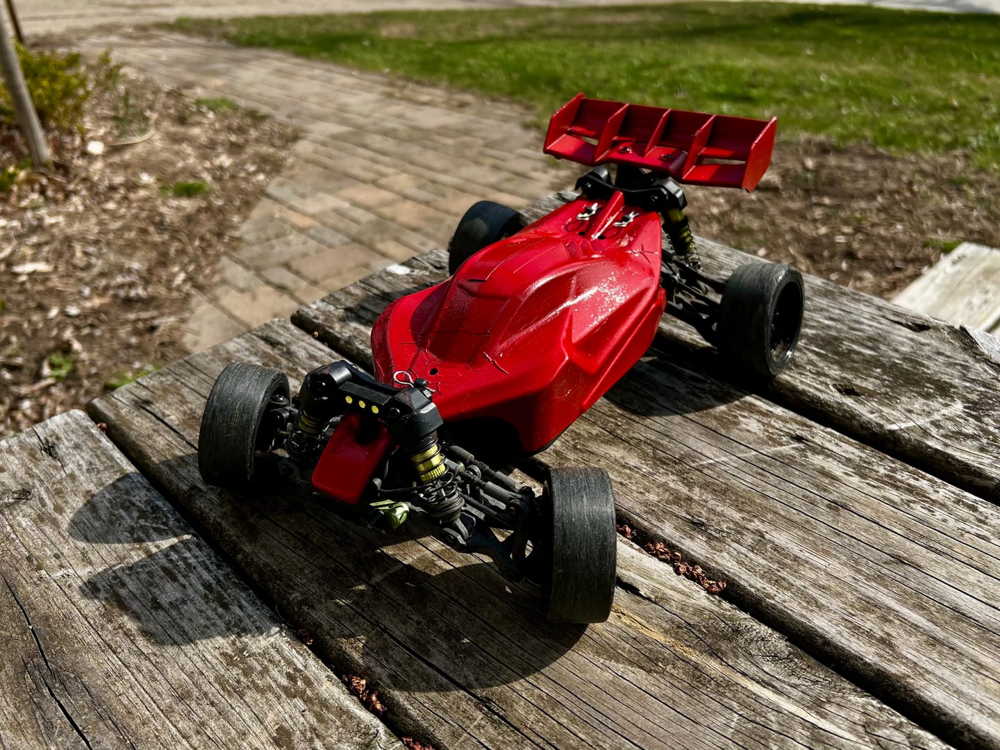 Customer photo review of Vehicle Tail Wing For X12S Buggy
