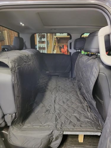 Customer photo review of Floor Hammock for Crew Cab Trucks - Driver Side