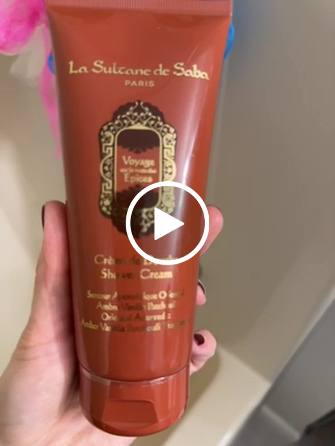 Customer video review of Shower Cream -  Ayurvedic Treatment - Amber Vanilla Patchouli Journey To The Spices Route