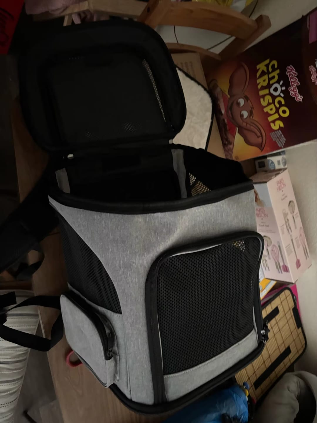 Customer photo review of Katzenrucksack – PurrPack