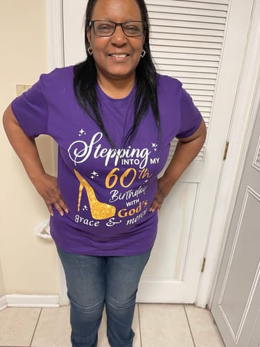 Customer photo review of 60th Birthday With God's Grace & Mercy