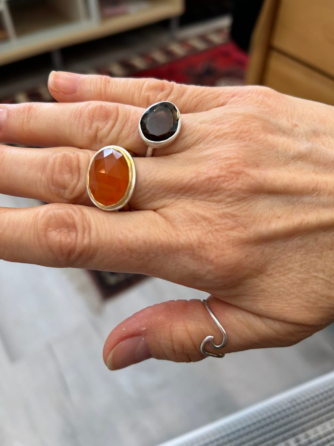 Customer photo review of Smoky Quartz Slice